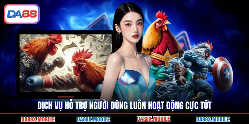 Dịch vụ hỗ trợ người dùng luôn hoạt động cực tốt