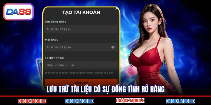 Lưu trữ tài liệu có sự đồng tình rõ ràng